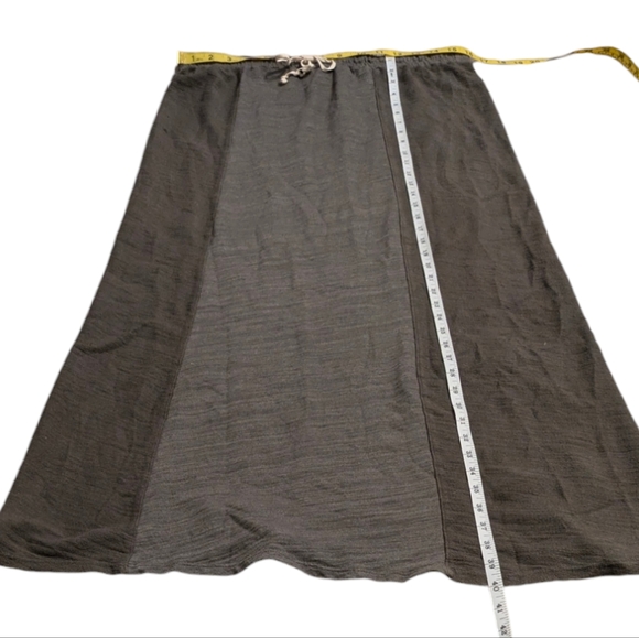 C&C California Maxi Skirt Athleisure Lightw Drawstring Cotton Blend, Size Medium - Picture 9 of 10